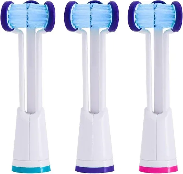 3-sided Replacement Brush Heads Compatible ONLY Sonicare Models in Desc. SM204