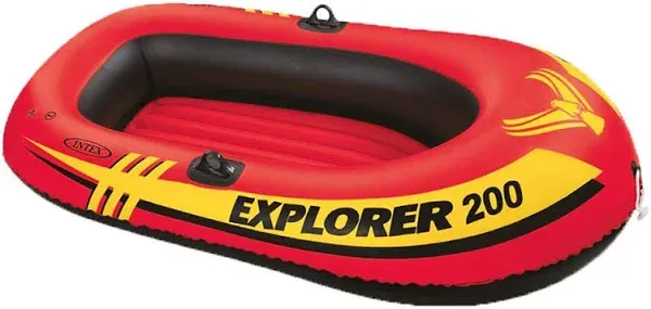 Intex Explorer 200 2 Person Inflatable Boat Set