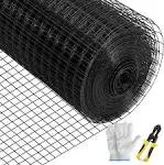 36&#034; x 50&#039; Hardware Cloth, 1&#034;x1&#034; Mesh Size, Galvanized Steel Vinyl Coated 16