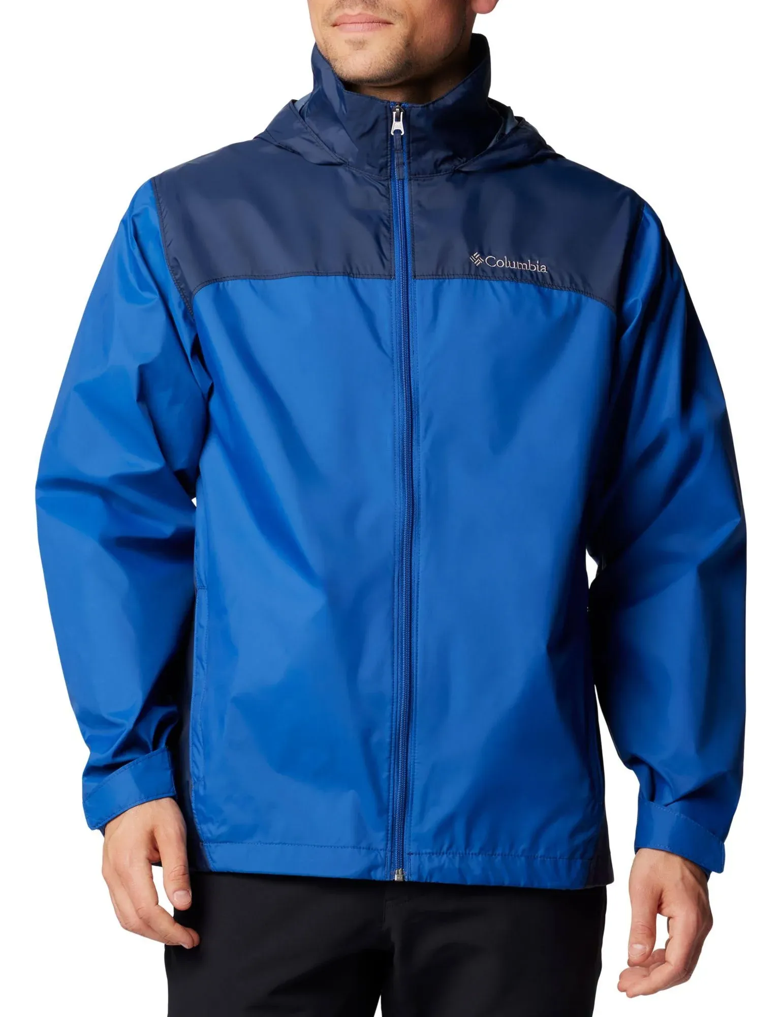 Columbia Men's Glennaker Lake II Rain Jacket Mountain Blue / Small