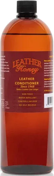 Leather Honey Leather Conditioner Non-Toxic &amp; Made in the USA Since 1968. Pro...