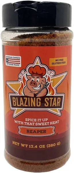 Blazing Star BBQ Reaper Rub and Seasoning