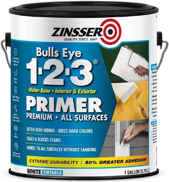 Zinsser Bulls Eye 1-2-3 Primer - 1 qt