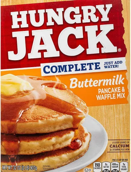 Hungry Jack Buttermilk Complete Pancake Waffle Mix