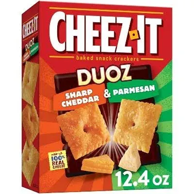 Cheez-It® Duoz Sharp Cheddar and Parmesan Crackers - 4.3 oz