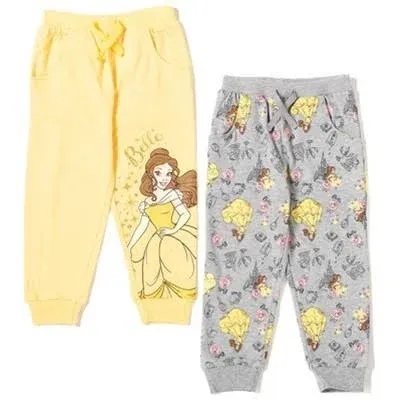 Kids Disney Princess 2 Pack Pants Toddler