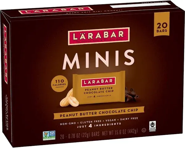 Larabar Mini Peanut Butter Chocolate Chip Bars