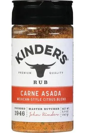 Kinder's Carne Asada Rub Mexican-Style Citrus Blend (5.9 oz)