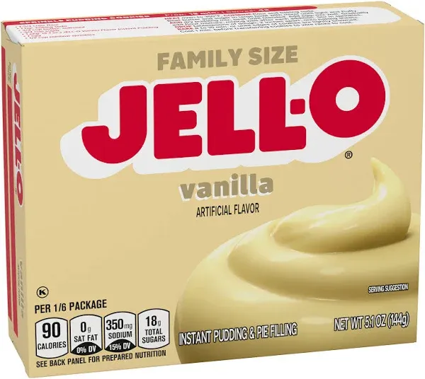 JELL-O Instant Pudding & Pie Filling, Vanilla