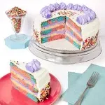 David's Cookies Cotton Candy Carnival Birthday Cake 10 - Fresh Bakery Dessert Layered Cake for Delivery - Pre-Sliced for Easy Sharing - Great