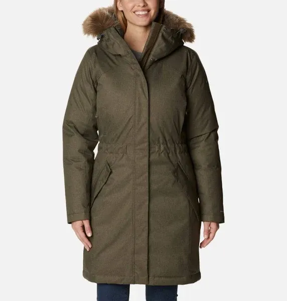 Columbia Women&#039;s Juniper Ridge Omni-Heat Infinity Down Parka Black XXL 2XL NWT