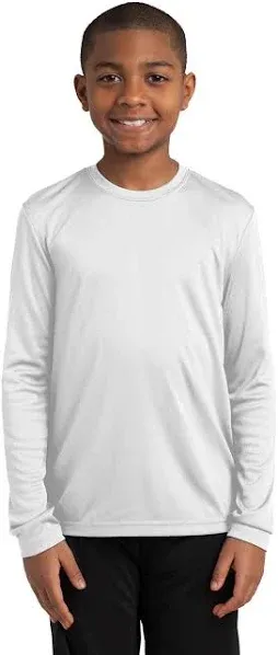 Sport-Tek Youth Competitor Long Sleeve Performance Shirt