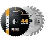 WORX WA8501 Versacut Compact Circ Saw 3pc Variety Cutting Blade Set