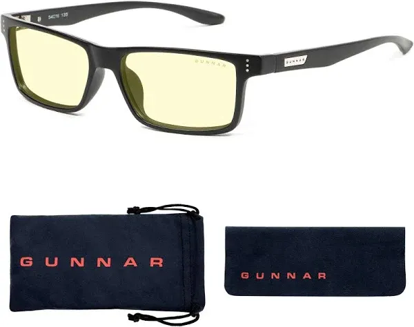 Gunnar - Blue Light Reading Glasses - Vertex +2.5 - Onyx