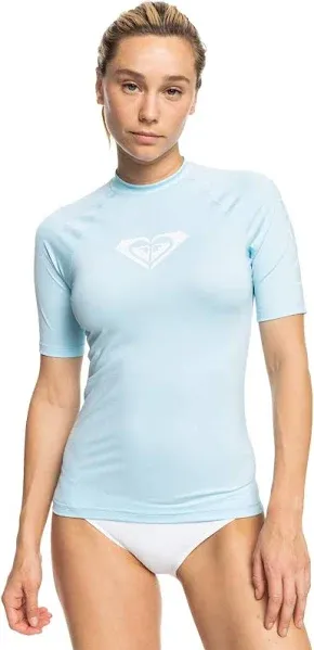 Roxy Women's Whole Hearted Short Sleeve Rashguard