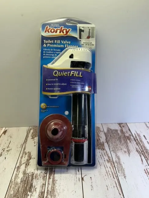 Korky 818BP QuietFILL Toilet Fill Valve and Flapper Kit