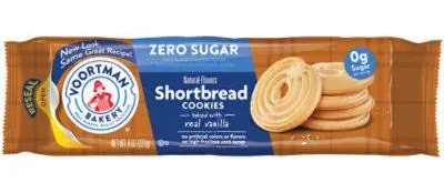 Voortman Bakery Cookies, Sugar Free, Shortbread - 8 oz