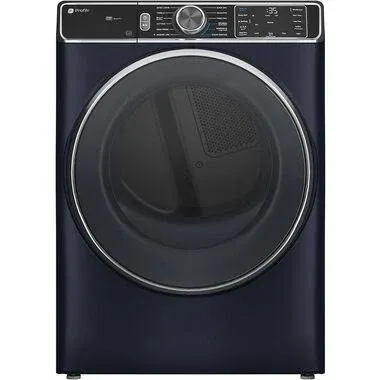 GE Profile 7.8 Cu. ft. White Front Load Smart Electric Dryer with Steam Cycle