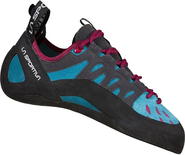 La Sportiva Tarantulace Climbing Shoes Women's(Topaz/Red Plum, 39.5)