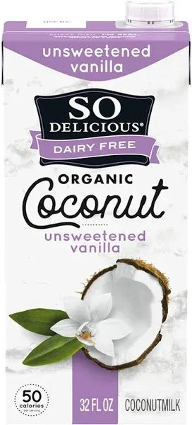 So Delicious Unsweetened Vanilla Coconut Milk