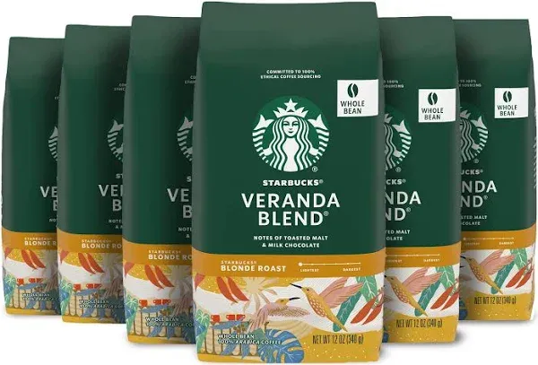 Starbucks Blonde Roast Ground Coffee Veranda Blend