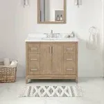 Ove Decors Maverick 42 in. Single Sink Bathroom Vanity, in Antique Oak