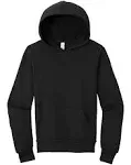 Bella + Canvas 3719Y Youth Sponge Fleece Pullover Hoodie - Black S