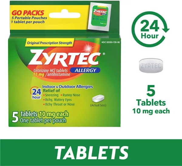 Zyrtec Allergy Tablets