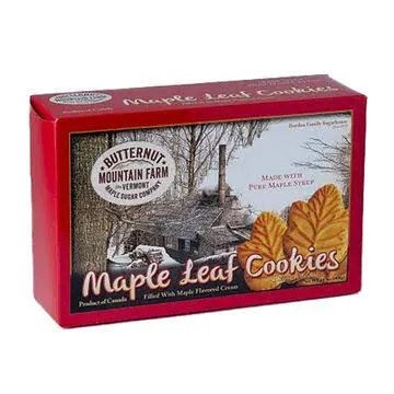 Butternut Mountain Farm Maple Leaf Cookies, 14oz