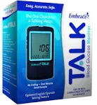 Embrace Talk Blood Glucose Meter