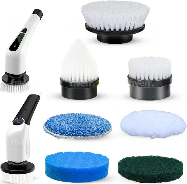 Shoraim Replaceable Brush Heads for Electric Spin Scrubber