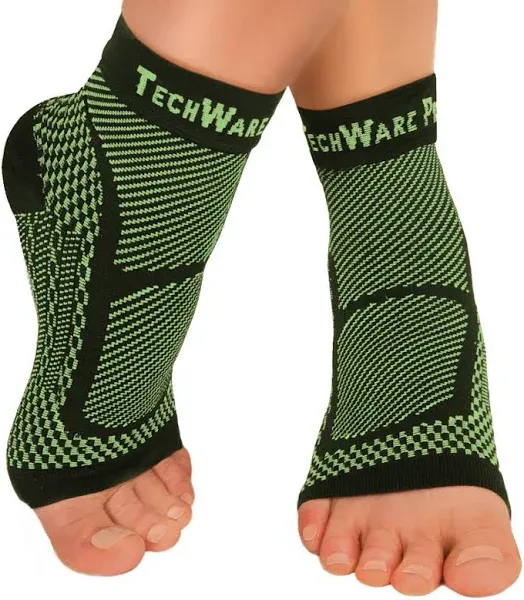 Ankle Brace Compression Sleeve - Relieves Achilles Tendonitis, Joint Pain. Pl...