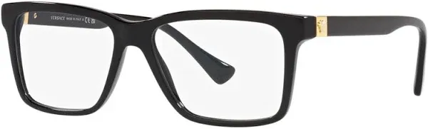 Versace  VE 3328 GB1 56mm Unisex Rectangle Eyeglasses 56mm