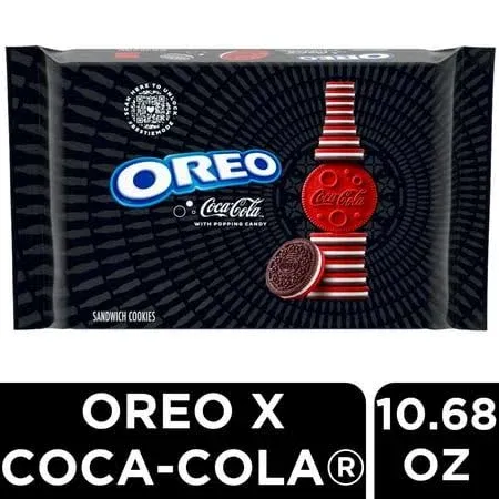 OREO Coca-Cola Sandwich Cookies, Limited Edition 10.68oz (1 Pack) SHIPS NOW!