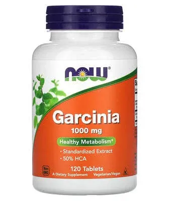 Now Garcinia 1000mg Tablets 120