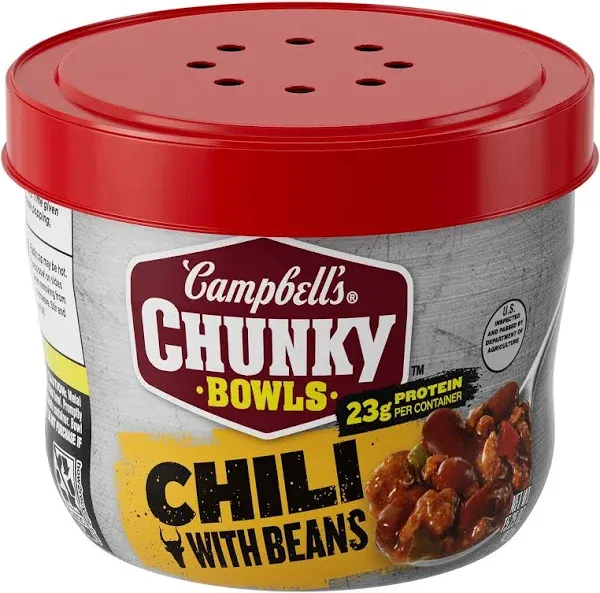 Campbell's Chunky Chili With Beans Microwavable Bowl (15.25 oz)