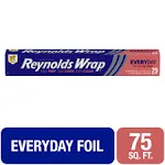 Reynolds Wrap Aluminum Foil, Everyday, 75 Square Feet