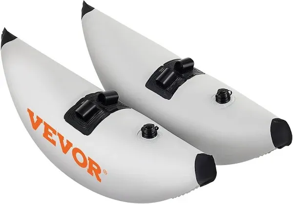 VEVOR Kayak Outrigger Stabilizers 2 Pcs PVC Inflatable Outrigger Float with Sidekick Arms Rod Standing Float Stabilizer System Kit for Kayaks Canoes