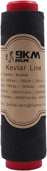 9KM DWLIFE Braided Kevlar Cord