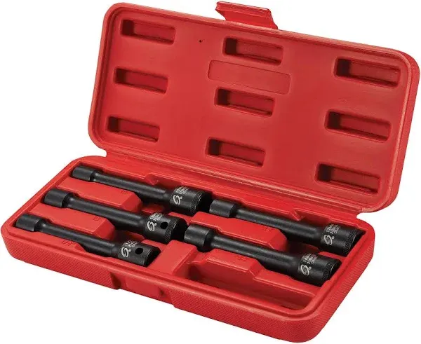 SUNEX TOOLS 2625 1/2" Drive Head Bolt Socket Set, 5-Piece