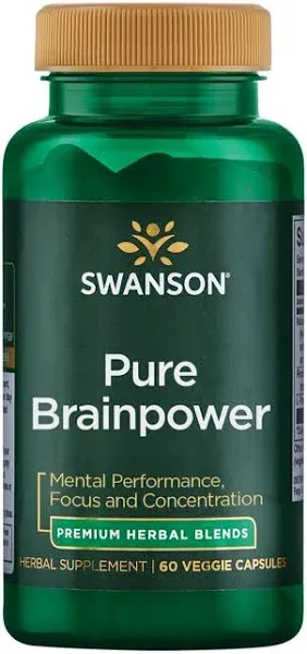 Swanson Pure Brainpower 60 Capsules