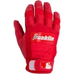 Franklin CFX Pro Chrome Youth Batting Gloves - Red