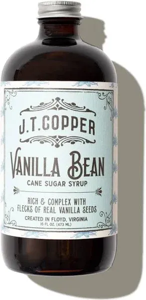 Jt Copper Vanilla Bean Syrup