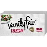 Vanity Fair Everyday Paper Napkins, 300 Total Napkins, White