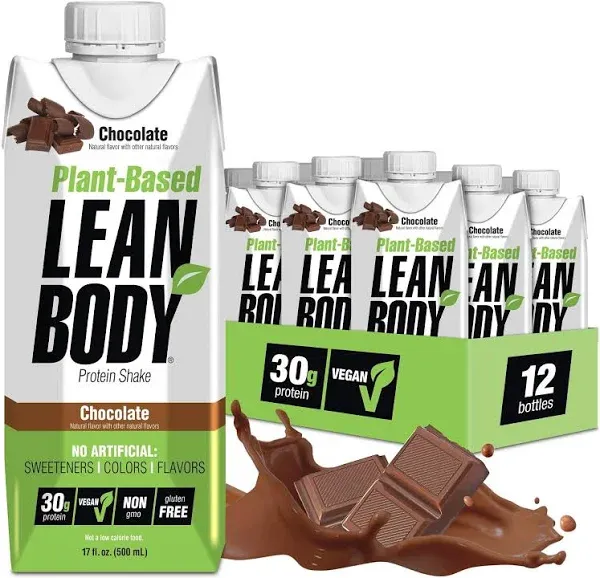 Labrada Lean Body Plant-Based Protein Drink 12-Pack