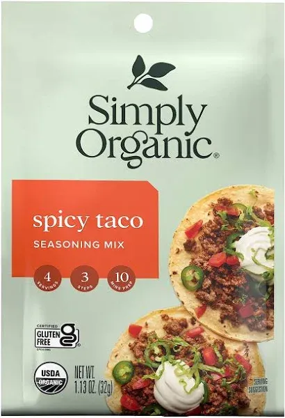 Simply Organic Spicy Taco Seasoning Mix