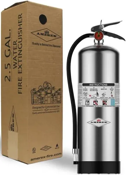 Amerex 240 2.5 Gallon Water Class A Fire Extinguisher