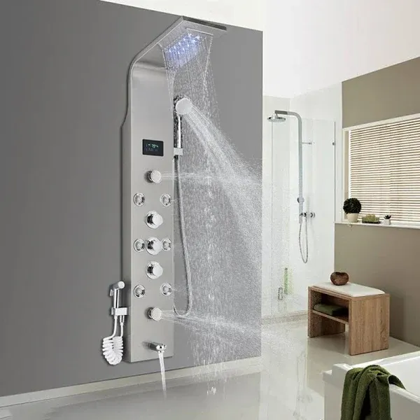 AlenArtWater Shower Panel Tower System 78-JLT8009H