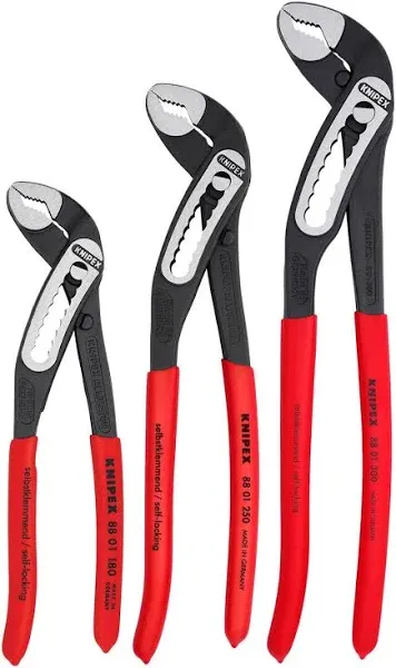 Knipex 3 Piece Alligator Pliers Set