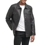 Men's Levi's Faux Leather Sherpa Lined Trucker Jacket